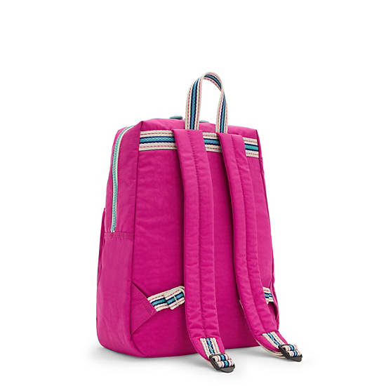 Kipling Rylie Backpacks Pink Fuchsia | CA 1536CT